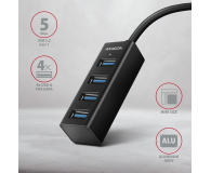 Axagon HUE-M1C SuperSpeed USB-C MINI hub - 1485466 - zdjęcie 2